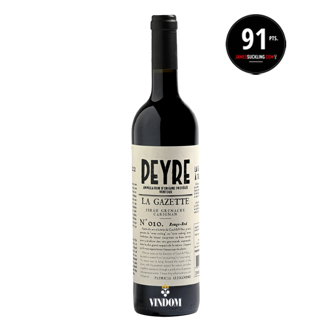 Domaine des Peyre, La Gazette, Ventoux Rouge