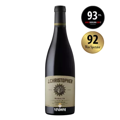 J. Christopher Winery, Basalte, Pinot Noir, 2018
