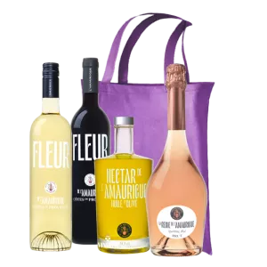 Fleur de l’Amaurigue Provence Tas Red, White, Sparkling & Olijfolie