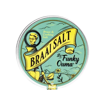 Funky Ouma Braai & Cooking Salt – Travel Tin, 90 g