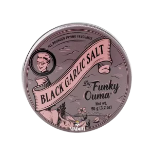 Funky Ouma Black Garlic Salt – Travel Tin, 90 g