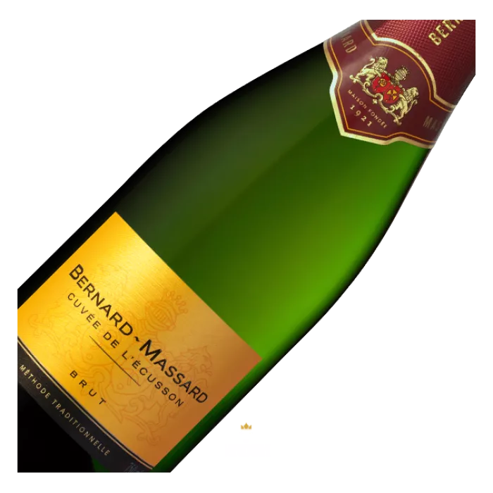 Bernard-Massard, Cuvée de l’Ecusson, Brut + 2 Champagneglazen