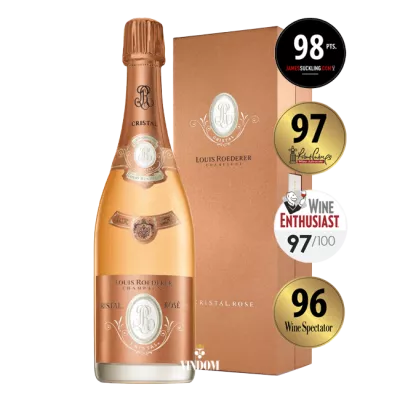 Champagne Louis Roederer, Cristal, Rosé, Premium Giftbox