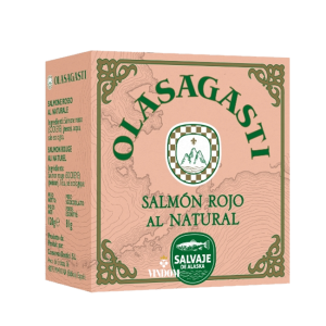 Olasagasti, Salmón Salvaje de Alaska al Natural, Alaska Vindom Wine Boutique Wine Oldenzaal Hengelo Sockeye Zalm, 120gr.
